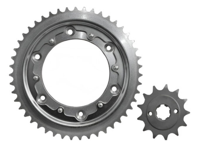 Transmisión Corven Txr 250l Original Piñón Y Cadena Brasil Gris