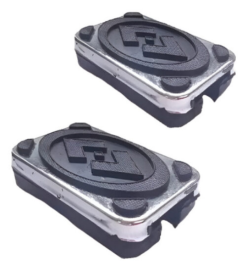 Pedalines Delantero Gilera Smash Y Otras 110cc. Goma C/chapa