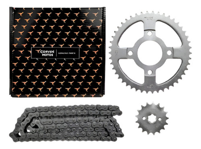 Kit Transmision Original Corven Triax 150 17/46/428h-136 Gris Oscuro