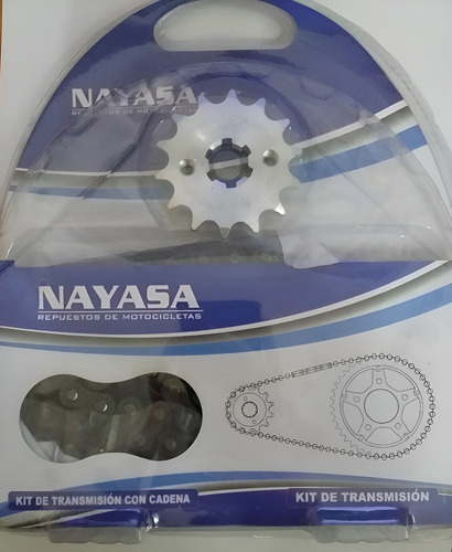 Kit Transmision Yamaha Ybr 125 Piñon 14/ Corona 45 C/ Cadena Gris Oscuro