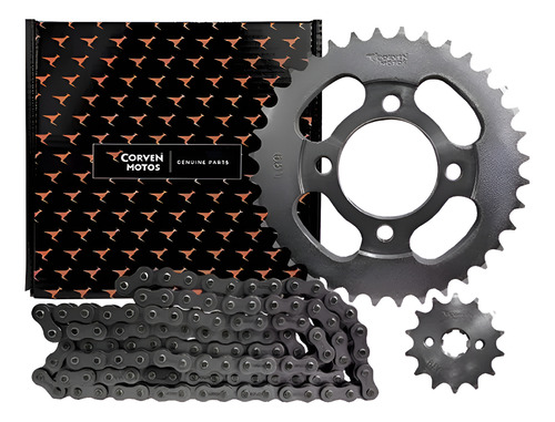 Kit Transmision Corven Energy Mirage 110 Original 35-15 -428 Gris