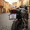 Porta Patente Moto Mercosur Con Tornillos