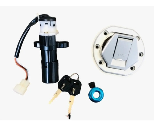 Kit Llave Contacto + Tapa Tanque Bajaj Ns 200 Rouser