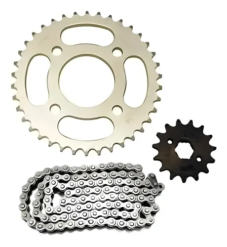 Kit Transmision Zanella Sapucai 150 Completo 15/38 C/cadena Gris
