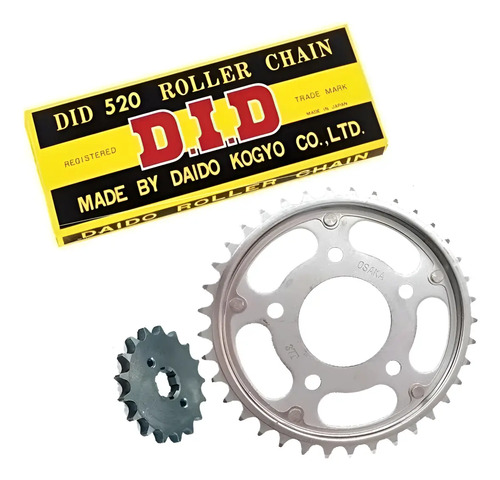Kit Transmision Cbx 250 Twister Cadena Did Japon Negro