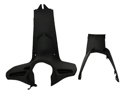 Cubre Piernas Honda Wave 2014 A 2017 Central + Pedana Negro