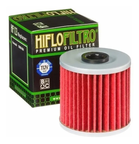 Filtro De Aceite Hiflo 123 Klr 250 600 Klx 650 Hf 123