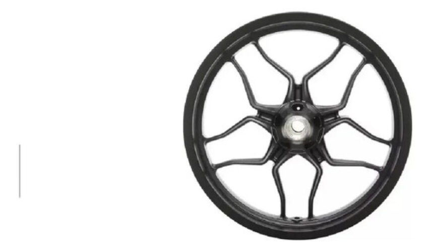 Llanta Delantera Bajaj Ns 160 Aleacion Negra Original Negro