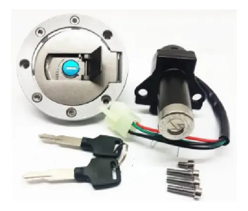 Kit Llave Contacto + Tapa Tanque Zanella Rx150 Hunter