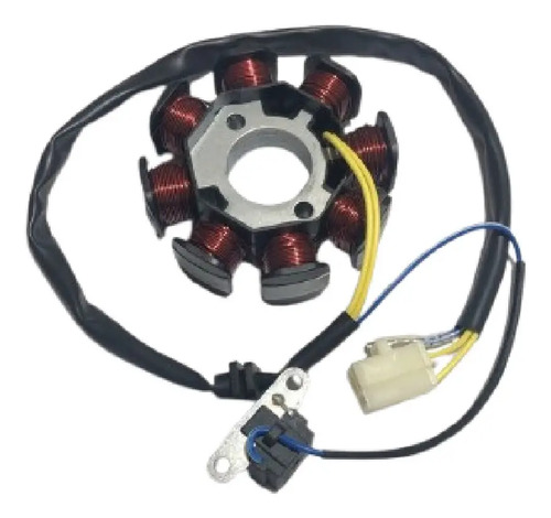 Estator Zanella Zb 110 Luces Encendidas 2 Cables 8 Bobinas