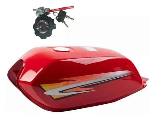 Tanque De Nafta Suzuki Ax 100 Rojo + Tapa Y Canilla
