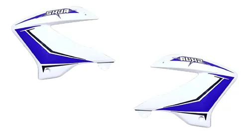 Cachas Tanque Motomel Skua 150 V6 Deflectores Juego Blanco