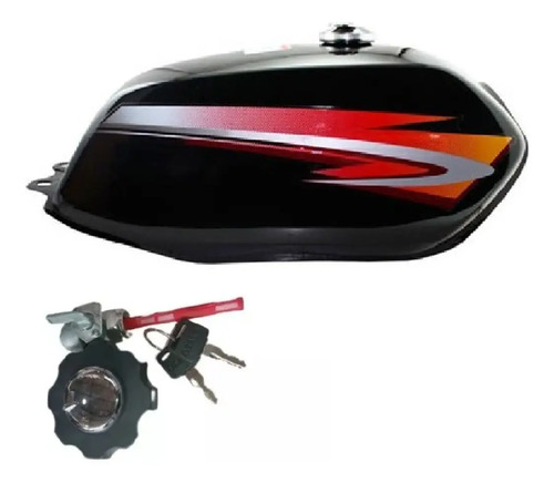 Tanque De Nafta Suzuki Ax 100 Negro Con Tapa Y Canilla