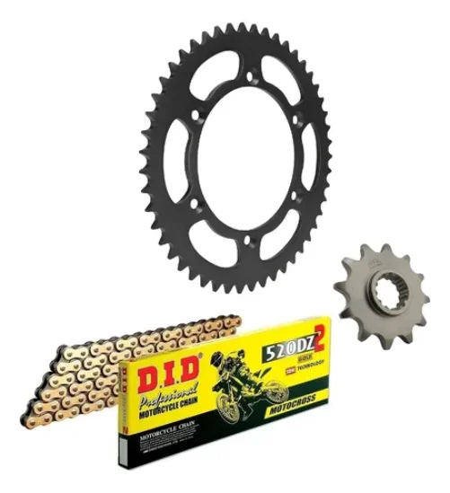 Kit Transmision Suzuki Dr 350 Dr 250 Jt + Cadena Did Japon Negro