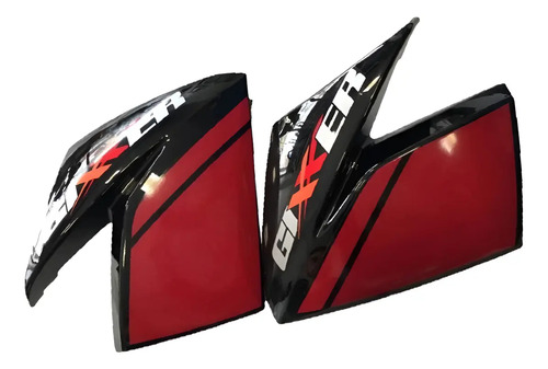 Cachas De Tanque Suzuki Gixxer 160 Deflectores Juego Negro Negro