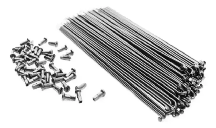 Set Rayos Delanteros Yamaha Xtz 125 + Niples Gris 240 Mm