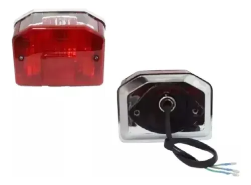 Farol Trasero Motomel Max 110 Dax 110 Ambos Lados Rojo