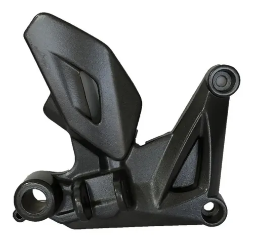 Soporte Pedalin Ns200 Delantero Derecho Gris Oscuro Original