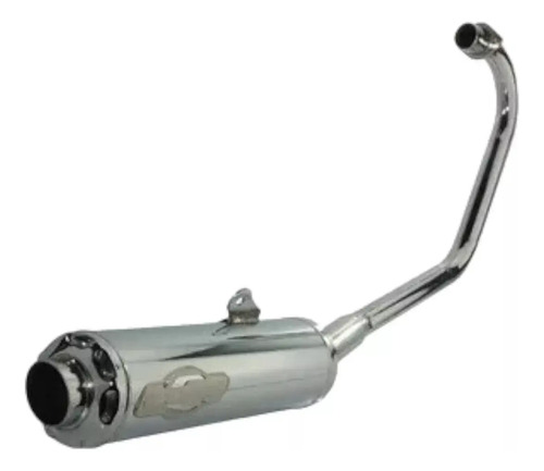 Escape Cott Yamaha Ybr 125 Cromado Deportivo