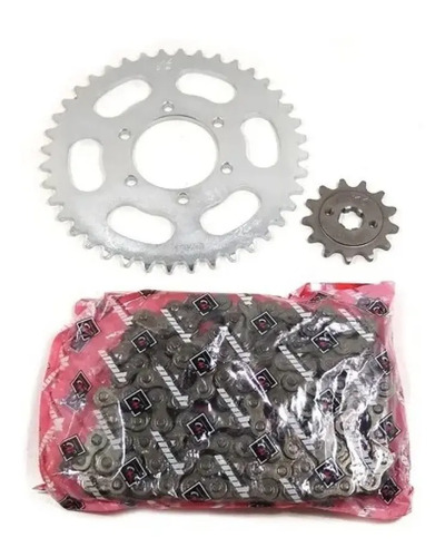 Kit Transmision Zanella Ceccato 250 Completo 13/40 C/cadena Gris