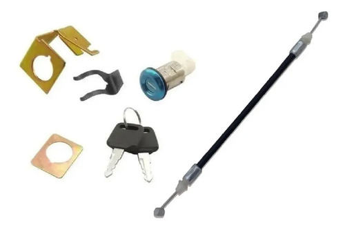 Kit Cerradura De Asiento + Cable Gilera Smash 110 Varias