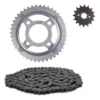Kit Transmision Honda Titan 150 Cg New Titan Completo Cadena Negro
