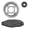 Kit Transmision Honda Titan 150 Cg New Titan Completo Cadena Negro