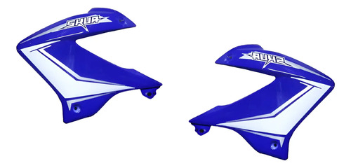 Cachas Tanque Motomel Skua 150 V6 Deflectores Juego Azul
