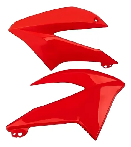 Cachas Tanque Honda Xr 150 Rojos Deflectores Jgo  Rojo