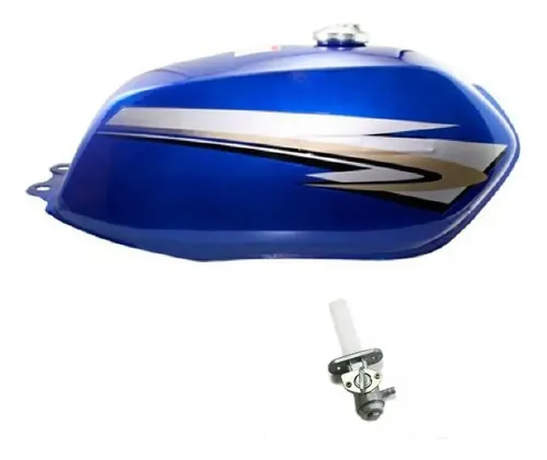 Tanque De Nafta Suzuki Ax 100 Azul + Tapa Y Canilla Cuotas