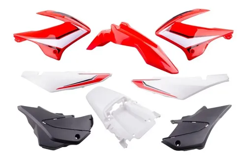 Kit Plasticos Motomel Skua 150 V6 (8 Pzas) Colores!!! Rojo