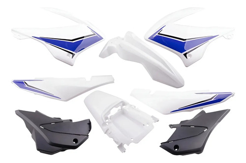 Kit Plasticos Motomel Skua 150 V6 (8 Pzas) Colores!!! Blanco