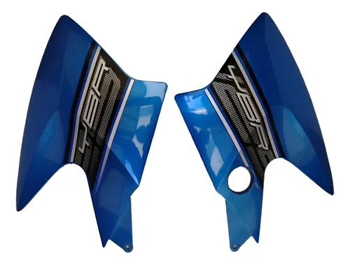 Cachas De Tanque Ybr 125 Ed Factor Deflectores Juego Celeste