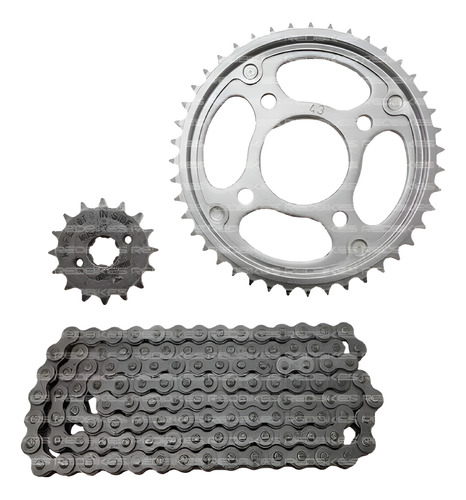 Kit Transmisión Honda Invicta 125 Completo Gris