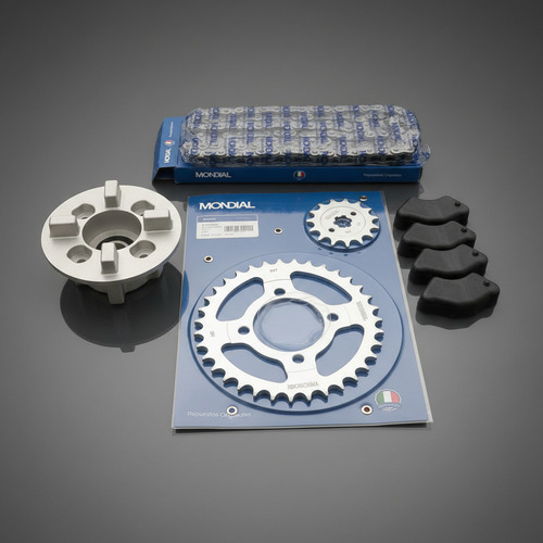 Kit Transmisión Motos 110 Completo Premium Gris