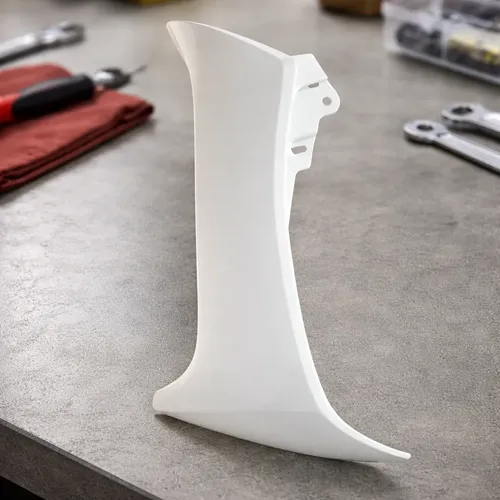 Cubre Pierna Exterior Izquierdo Zanella Due 2021 Original Blanco