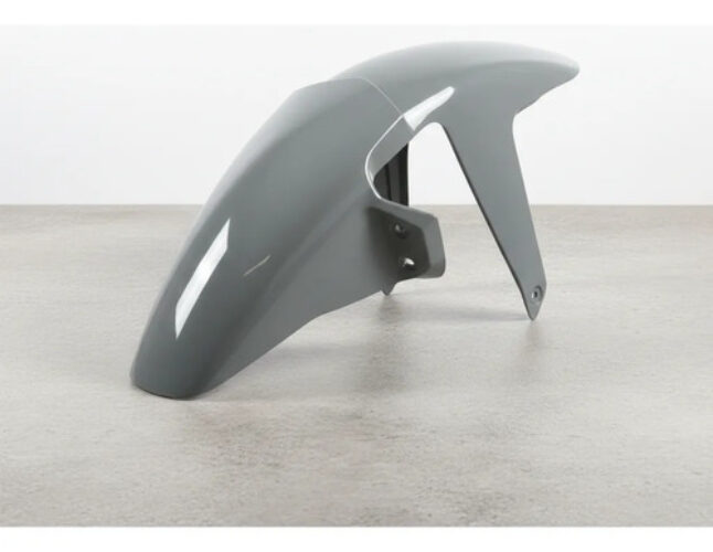 Guardabarro Bajo Cf Moto 450 Mt Gris Original Para Ruta Delantera Derecha