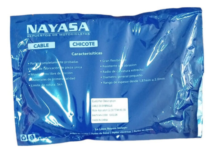 Cable Embrague Honda Cg Titan 150 Nayasa Pwm